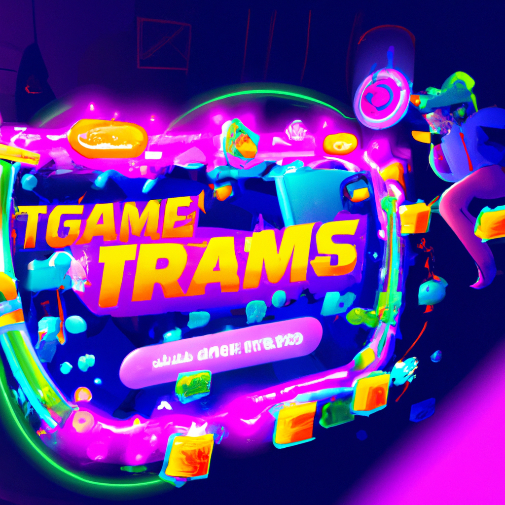 PulsePlay hero: neon arcade map with badges and player lobbies